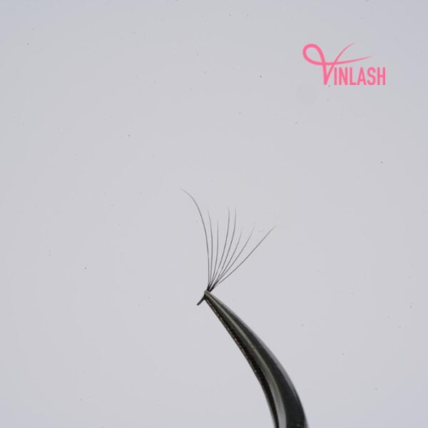 Camellia pre-made fans single-color fans on strips VLV047-4