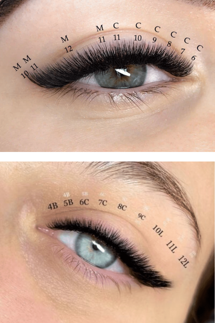 How to lash map extreme cat-eye lash extensions