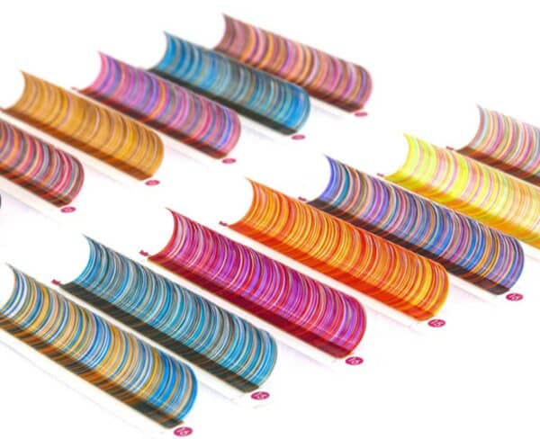 Easy fan lash extensions multi-color 16 lines VLF014