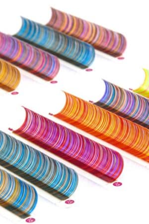 Easy fan lash extensions multi-color 16 lines VLF014