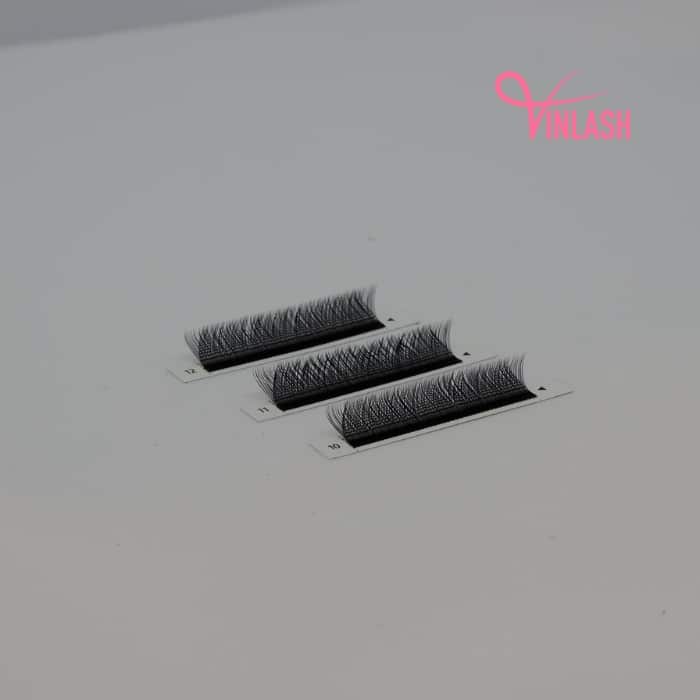 4D W clover eyelash extensions black 16 lines VLV064-3