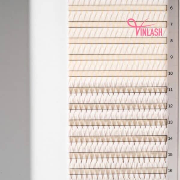 Pre-made fans 3D to 20D mixed-color box L 20 lines VLV009-4