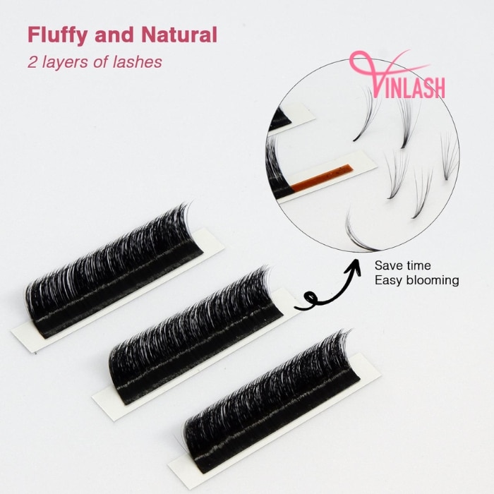 Easy fan lash extensions single-color 16 lines VLF010-1