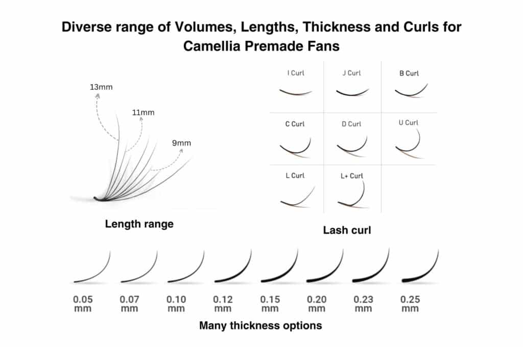 camellia premade fans category-3