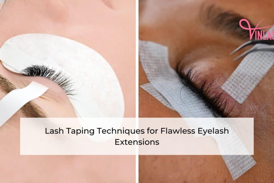 Lash Taping Techniques for Flawless Eyelash Extensions