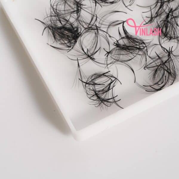 Wispy eyelash extensions black loose 500 fans VLV034-5