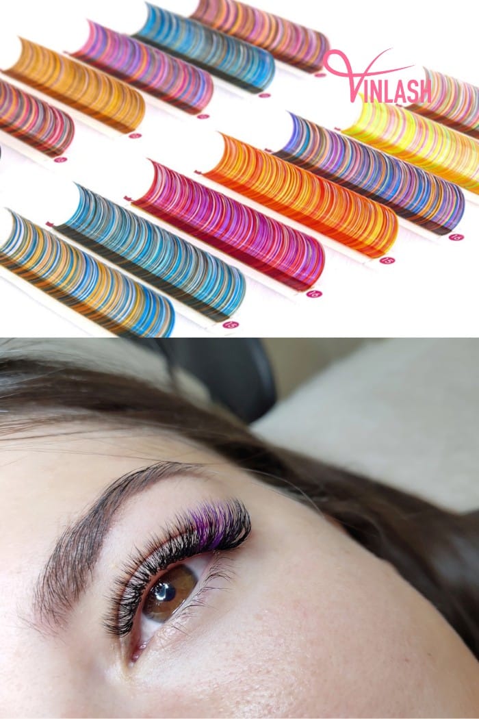 Multi-Color 16 Lines VLF014 Easy Fan Lashes