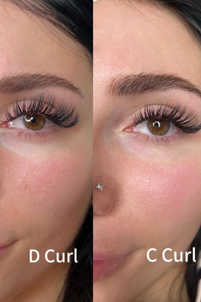 D curl extensions are all about making a bold, dramatic statement with your lashes