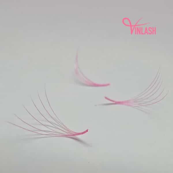 Narrow pre-made fans 3D to 20D single-color fans on strips VLV017-5