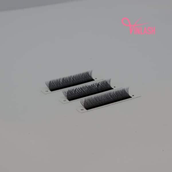 4D W clover eyelash extensions black 16 lines VLV064-3