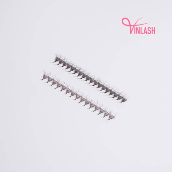 Pre-made fans 3D to 20D single-color fans on strips VLV007-1