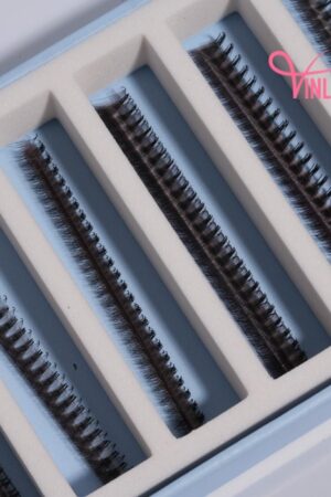 Camellia pre-made fans single-color fans on strips VLV047-3