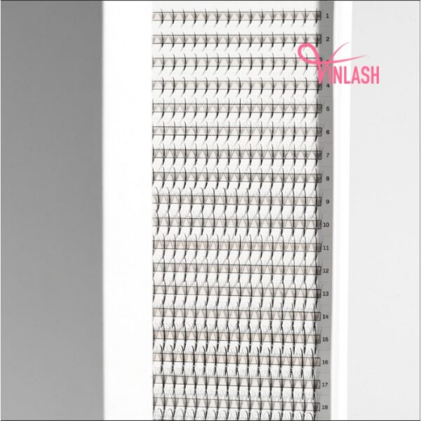 Wispy eyelash extensions black box L 20 lines VLV031-8