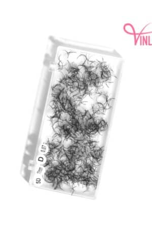 Pre-made fans 3D to 20D black loose 500 fans VLV004-3