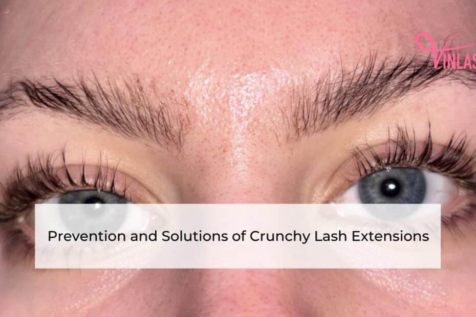Prevention and Solutions of Crunchy Lash Extensions