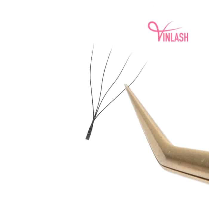 4D W clover eyelash extensions black 16 lines VLV064-7