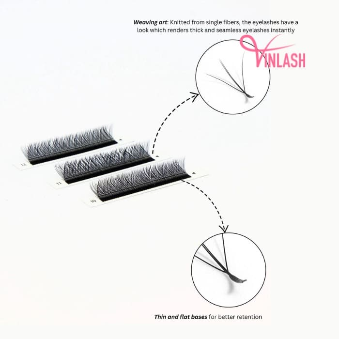 Spike W eyelash extensions black 16 lines VLV065-2