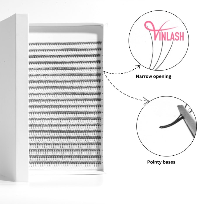 Narrow pre-made fans 3D to 20D black box L 20 lines VLV011-1