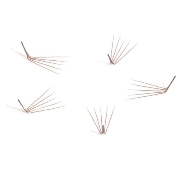 Pre-made fans 3D to 20D single-color mix 8 compartments VLV006-5