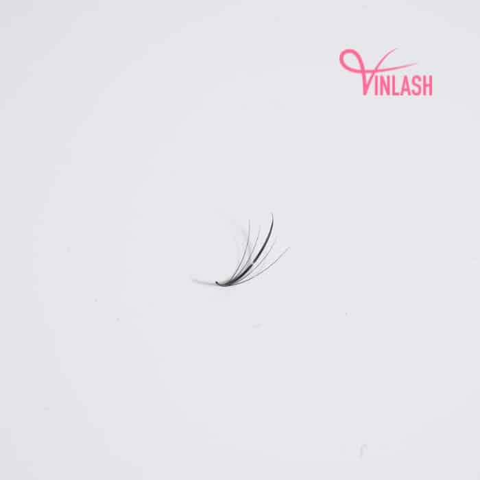 Wispy eyelash extensions black fans on strips VLV033-4