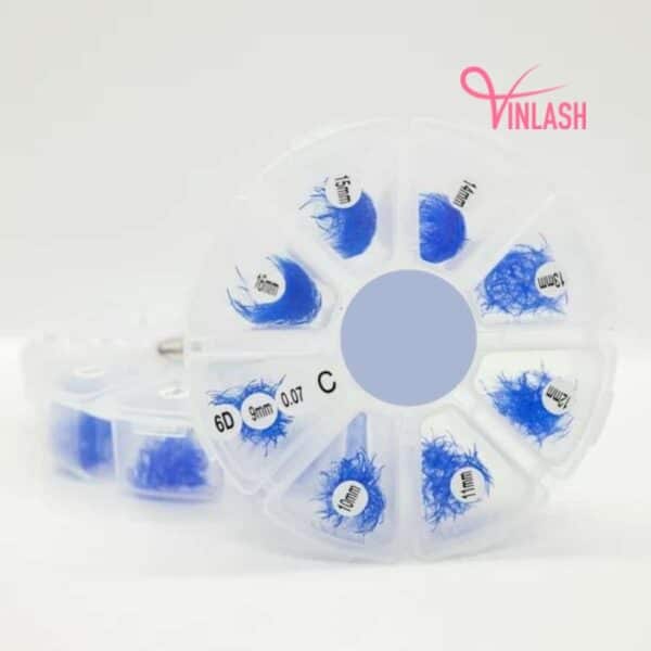 Camellia pre-made fans single-color mix 8 compartments VLV046-4