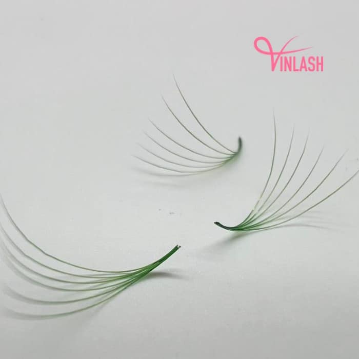 Pre-made fans 3D to 20D single-color fans on strips VLV007-4