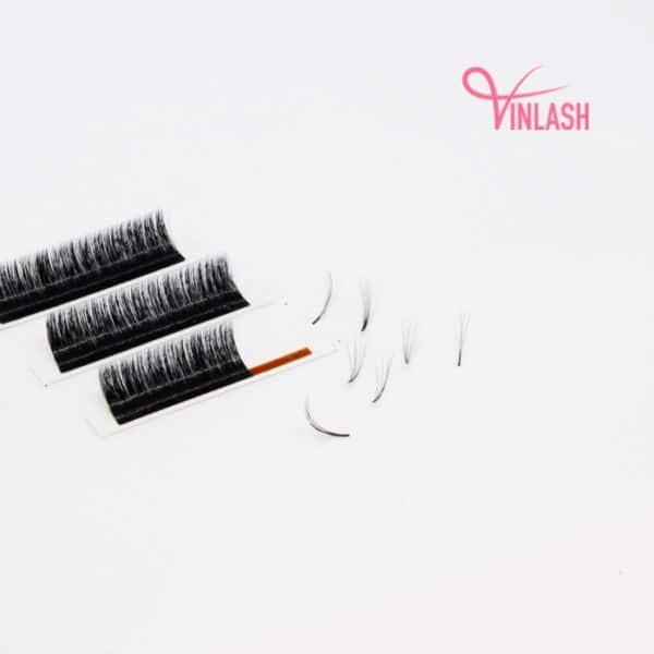 Easy fan lash extensions black 16 lines VLF008-3