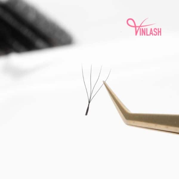 4D W clover eyelash extensions black 16 lines VLV064-6