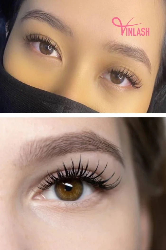 Wet look lashes can last up to 6 weeks