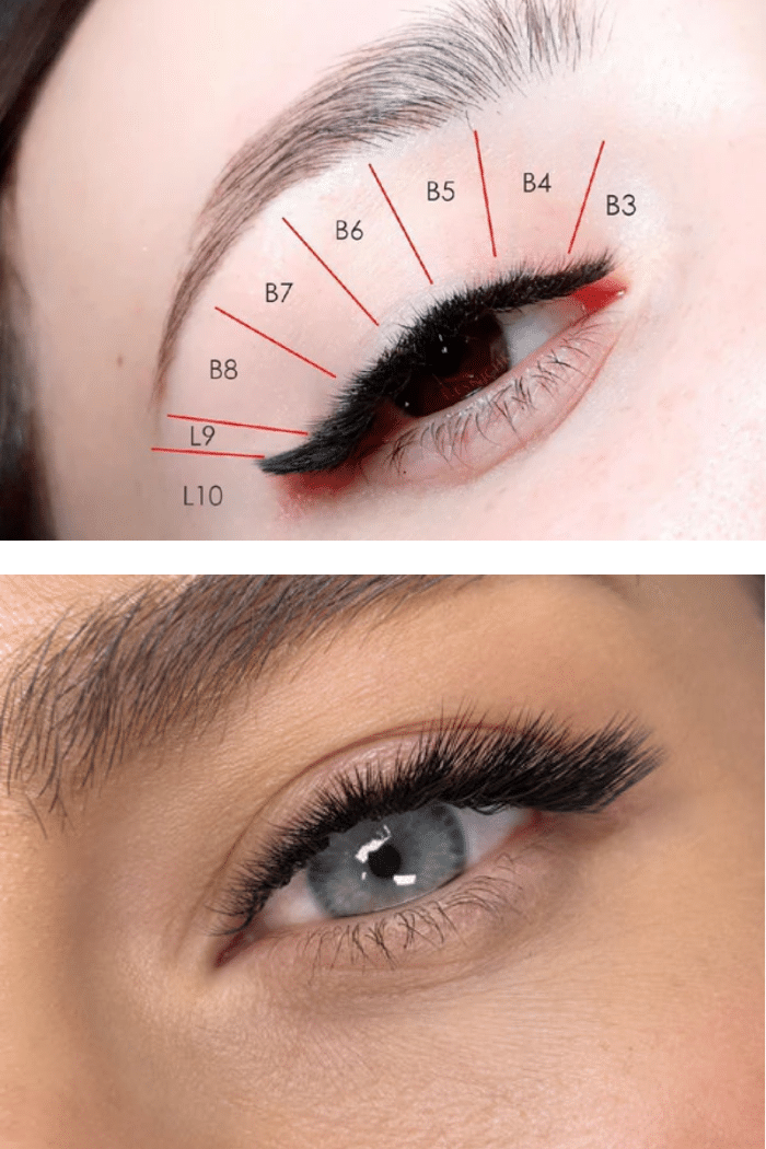 Tips for building the perfect extreme cat eye lash map
