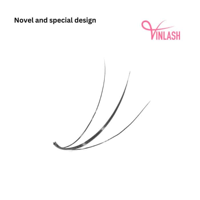 Special spike camellia pre-made fans single-color fans on strips VLV057-2