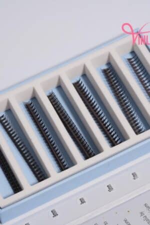 Pre-made fans 3D to 20D single-color fans on strips VLV007-2