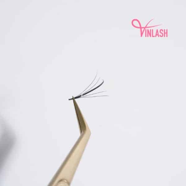 Wispy eyelash extensions black fans on strips VLV033-8