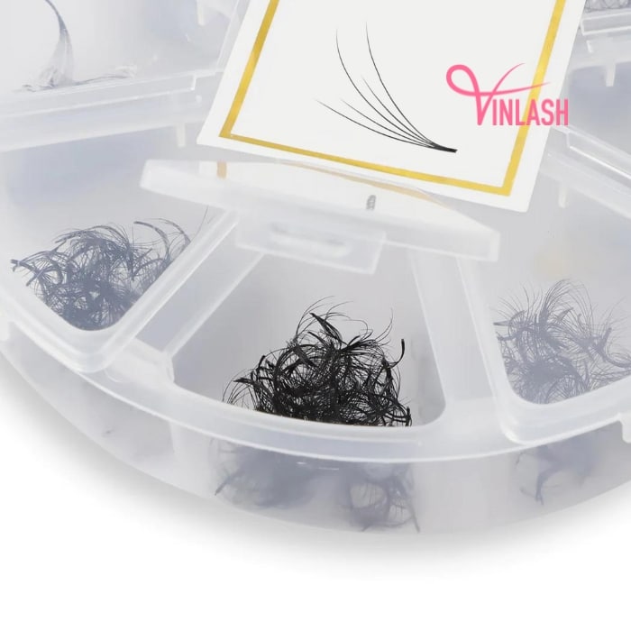 Camellia pre-made fans black mix 8 compartments VLV042-3