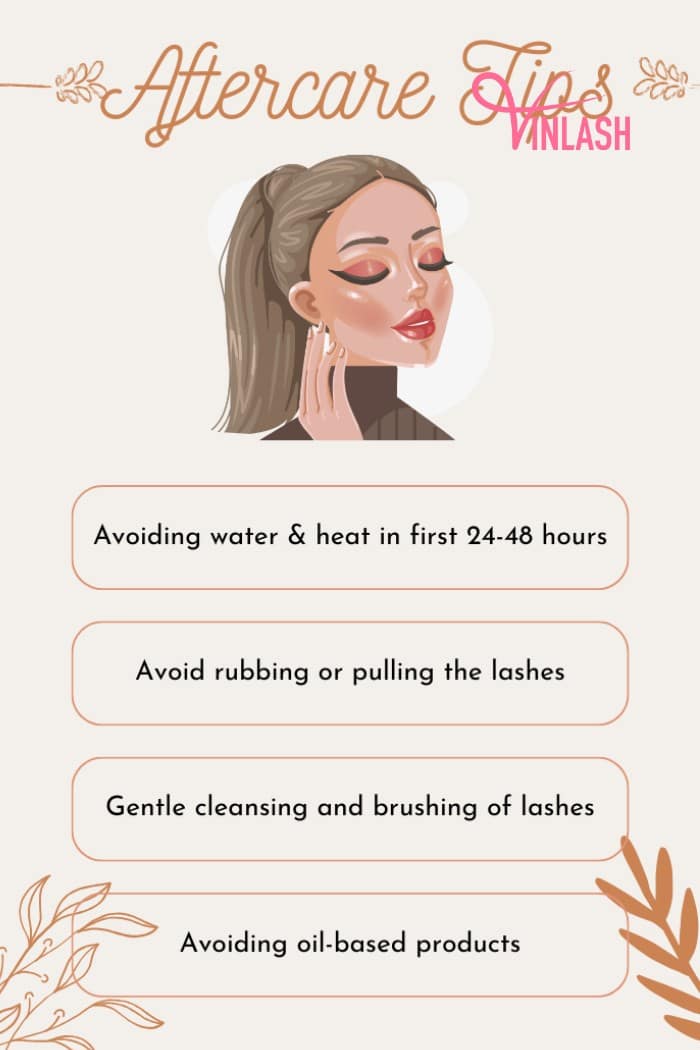 Aftercare is crucial for maintaining those stunning volume lash fans