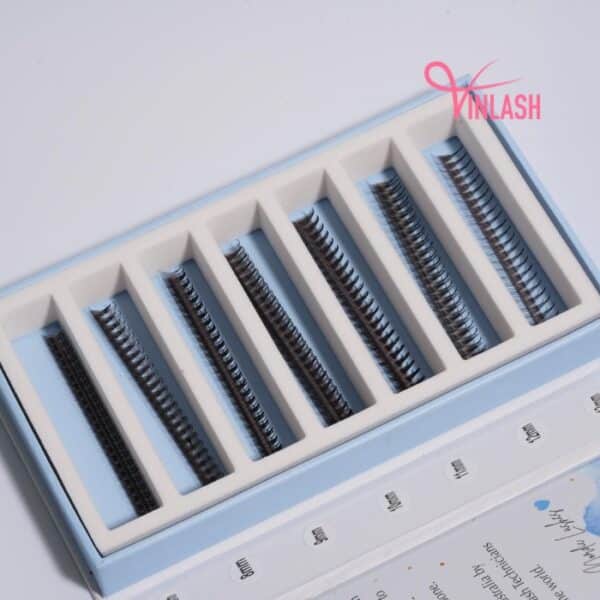 Pre-made fans 3D to 20D single-color fans on strips VLV007-2