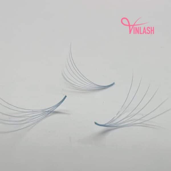 Narrow pre-made fans 3D to 20D single-color fans on strips VLV017-3