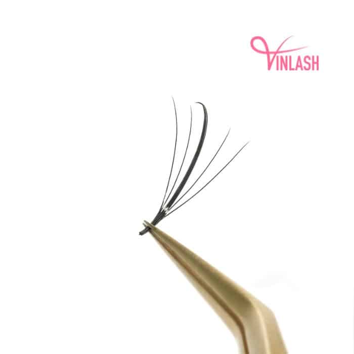 Wispy eyelash extensions single-color loose 500 fans VLV038-4