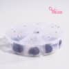 Special spike camellia pre-made fans black mix 8 compartments VLV052-5