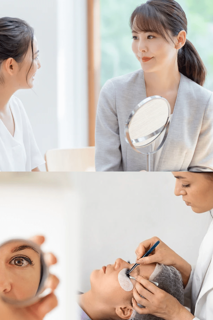 Step 1 Client consultation and lash prep