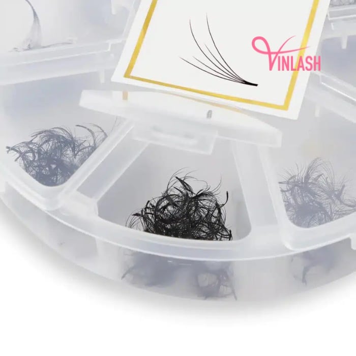 Camellia pre-made fans single-color mix 8 compartments VLV046-3