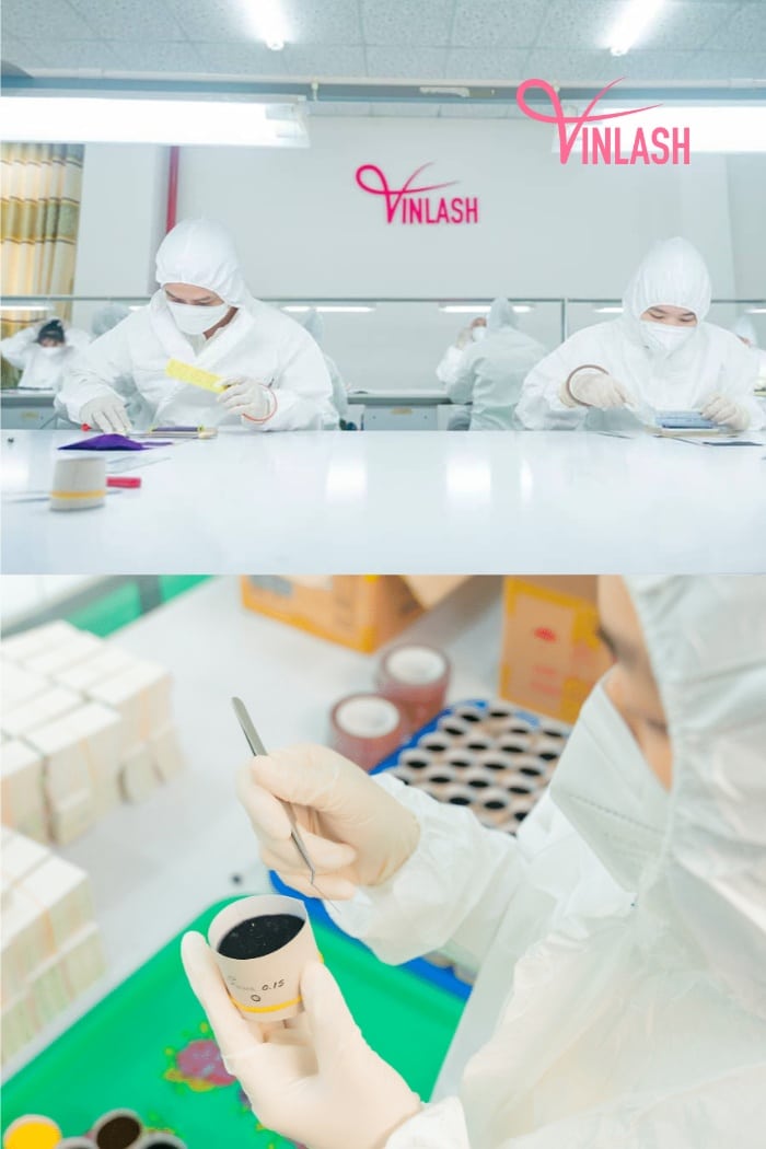 Vinlash Quality for Lash Artists to prevent eyelash extensions itchy