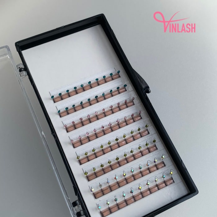 Flat eyelash extensions diamond lashes 16 lines VLF006-2