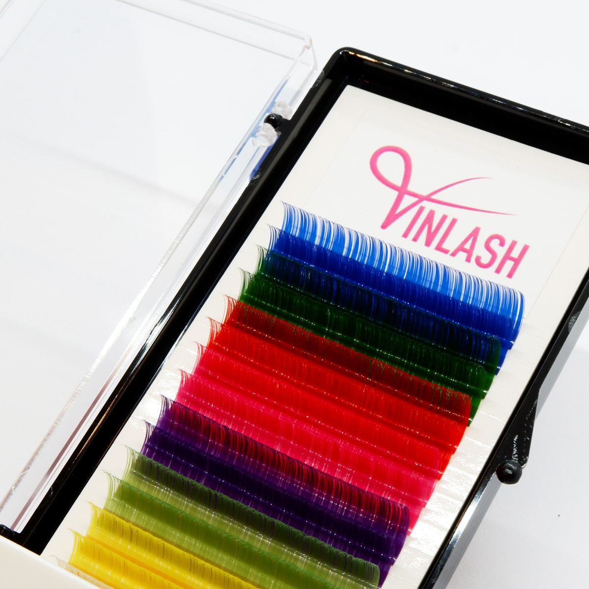 Classic eyelash extensions mixed-color 16 lines VLC004-1