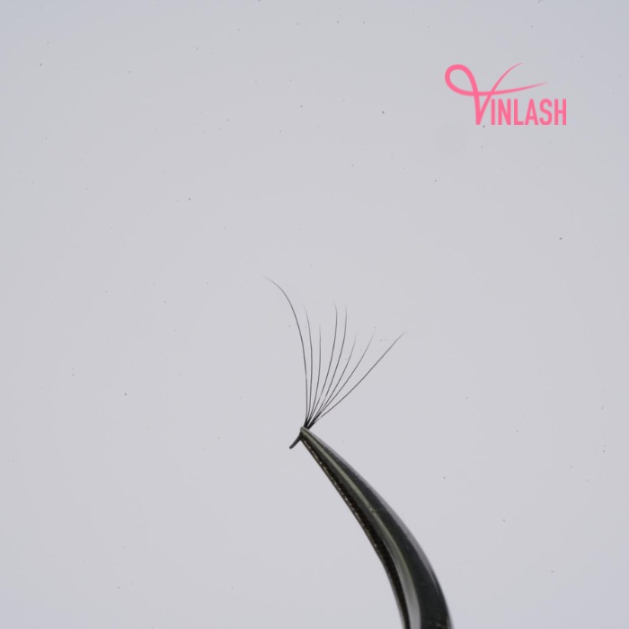 Camellia pre-made fans single-color fans on strips VLV047-4