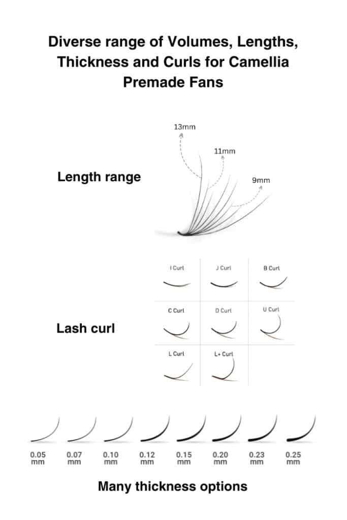 camellia premade fans category-4
