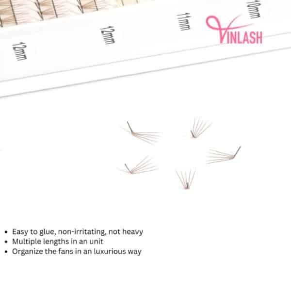 Pre-made fans 3D to 20D single-color box L 20 lines VLV005-1