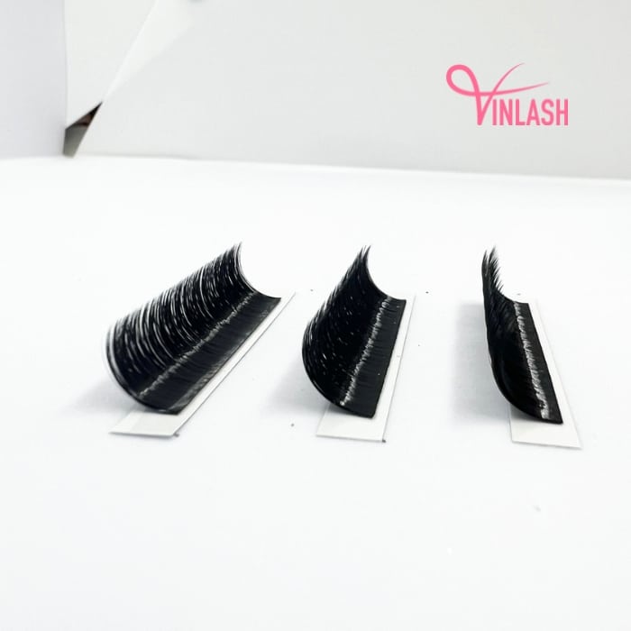 Easy fan lash extensions black 16 lines VLF008-4