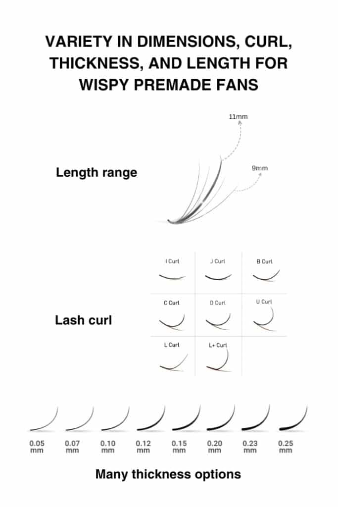 Wispy premade fans category-2