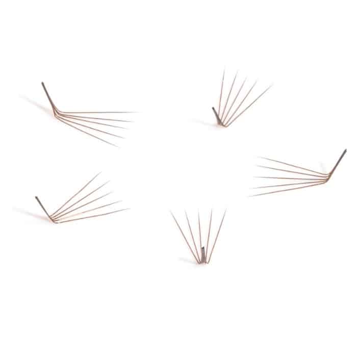 Pre-made fans 3D to 20D single-color mix 8 compartments VLV006-5